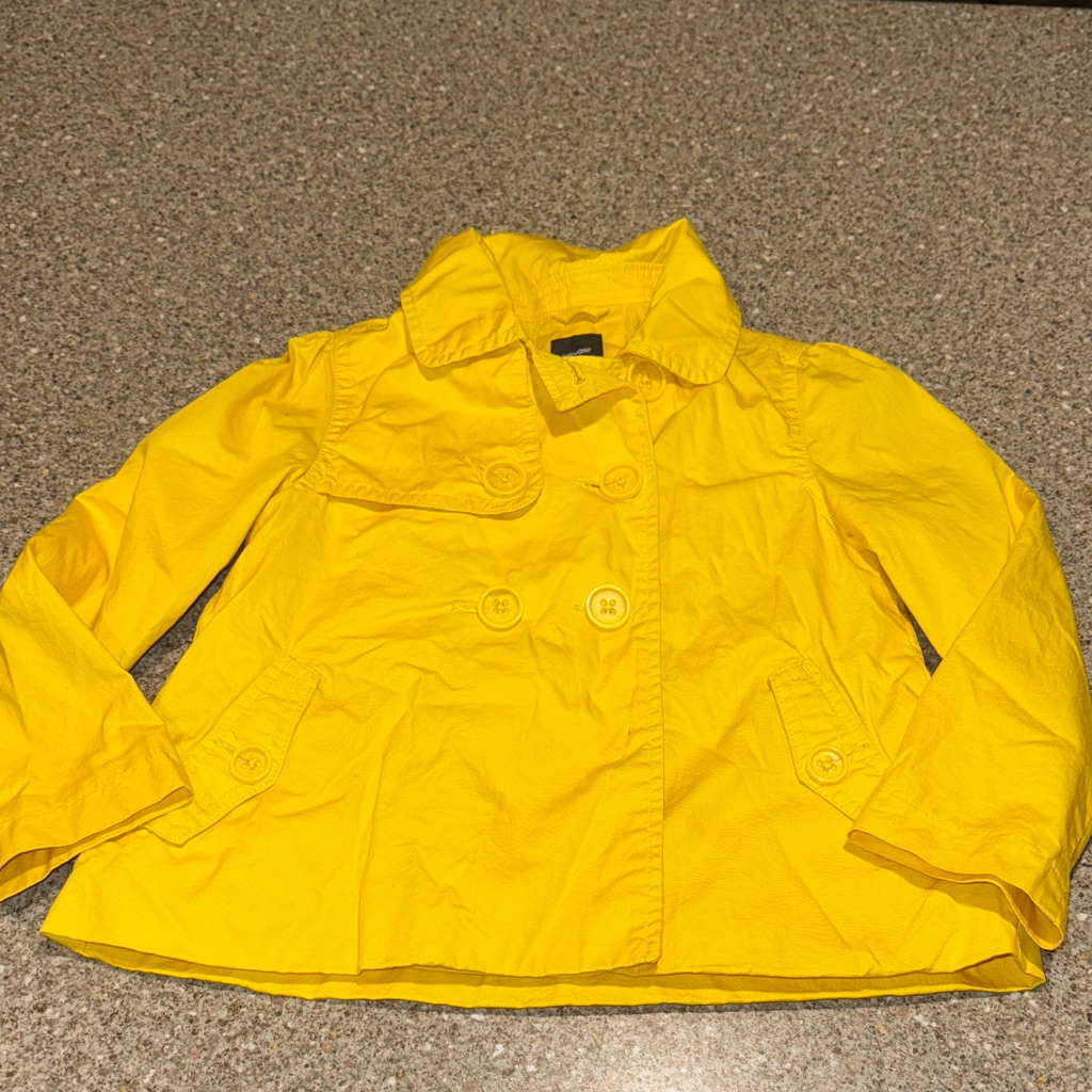 Baby Gap Yellow Peacoat Jacket
